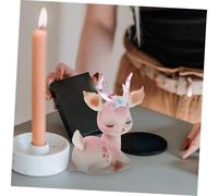 UTHCLO Figurine Décorative Résine Forme de Cerf Modèle Artistique Compact pour Décoration Bureau Maison Salon