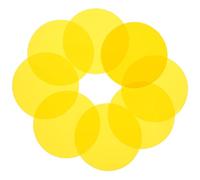 UTHCLO Films Lumineux Colorés 10 Pièces Effet Coucher de Soleil en Pet pour Éclairage de Studio, Compact et Adapté la Photographie