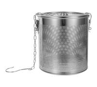 UTHCLO Filtre à Assaisonnement en Acier Inoxydable Passoire Compacte pour Ragoût Panier Étanche Séparation des Épices pour Cuisson Traditionnelle Style Aléatoire