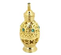 UTHCLO Flacon D'huile Essentielle et Délicat 10ml en Verre Or D'ananas, Rechargeable pour Voyage et Collection d'art en Verre