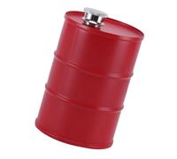 UTHCLO Flasque Acier Inoxydable Portable pour Bouteille Cylindrique Étanche pour Camping et Activités Extérieures Petite Fiole Rouge