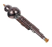 UTHCLO Flûte de Gourde Chinoise C Cuivre PP Instrument Traditionnel Élégant avec Nœud Chinois et Adapté Aux Débutants Instrument de Musique Méditation