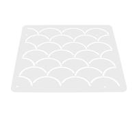 UTHCLO Gabarits de Matelassage en Plastique, Modèle de Patchwork Couture, Outil DIY pour Broderie, Planche à Dessin, Adapté au Quilting et Estampage