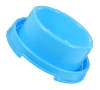 UTHCLO Gamelles pour Animaux de Compagnie Rondes en Plastique Bleu, Imperméables et Pratiques, Adaptées aux Chats Domestiques Ordinaires Petits Chiots Couleur Aléatoire