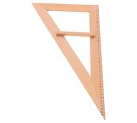 UTHCLO Grand Rapporteur Bois pour Enseignement Outil de Mesure Géométrique Éducatif Aide Pédagogique pour Professeurs Règle Bois Accessoire pour Cours de