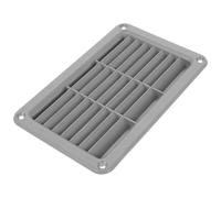UTHCLO Grille de Ventilation Extérieure pour Voiture et Bus Cache de Ventilation Plastique Gris 24005 Dimensions 193X122 MM Protection à Persiennes pour Bagages et Froid