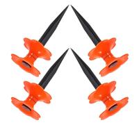 UTHCLO Guides pour Tuyaux D'arrosage 4pcs en PP Piquets pour Jardin Extérieur, Installation Simple, Conception Facile à Déplacer, Protection du Tuyau