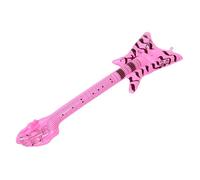UTHCLO Guitare Gonflable Rose Instrument Musique Gonflable Fête Anniversaire Photo Prop pour Festival Rock