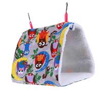 UTHCLO Hamac Suspendu pour Oiseaux Petit Modèle Nid Chaud pour Perroquets Abri Hiver Confortable et Doux Maison Portable pour Perruches et Petits Oiseaux