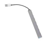 UTHCLO Hub USB Ports Gris Adaptateur USB PC à Haute Vitesse Compatible Ordinateur Portable Clé Souris Imprimante Plug and Play Transmission Rapide