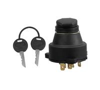 UTHCLO Interrupteur Allumage Tracteur Robuste Compatible Contacteur Démarrage avec Clé Sécurisée pour Tondeuse Autoportée Haute Conductivité Électrique Démarrage Fiable