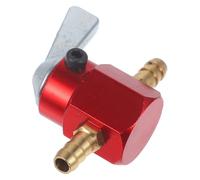 UTHCLO Interrupteur de Robinet d'Essence Rouge Cnc pour Moto Atv Commutateur de Vanne à Huile en Ligne Robinet de Carburant Compatible Multi-Modèles Accessoire Moto Performance Fiable