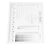 UTHCLO Jauge de Centrage Transparente Multifonctionnelle en Plastique pour Classification et Inspection des Cartes Règle de Mesure Précise pour Détection des Fissures et Taches Outil