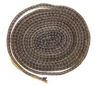 UTHCLO Joint de Cheminée en Fibre de Verre Jaune pour Insert de Poêle à Bois, Résistance Haute Température, Remplacement Facile, 1 Rouleau pour Cheminée et Poêle