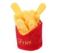 UTHCLO Jouet à Mâcher Résistant Et Sonore en Peluche Effet Nourriture Taille Petite pour Chien Jouet Interactif Anti-Solitude Et Santé Dentaire Animaux De Compagnie