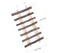 UTHCLO Jouets à Mâcher pour Petits Animaux Hamster Lapin Cochon D’Inde en Bois Naturel 7 Pièces Amusants Et Sûrs pour Exercice Quotidien Et Soulagement De L’Ennui