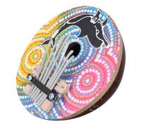 UTHCLO Kalimba Piano à Pouce Clés Coquille de Noix Colorée Instrument Portable pour Adultes Débutants et Couleur Aléatoire