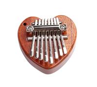 UTHCLO Kalimba Portable 8 Notes en Bois Massif Piano à Pouces Mini pour Débutants Instrument de Musique à Doigts Léger et Compact pour Apprentissage et Détente