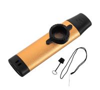 UTHCLO Kazoo en Métal Doré Portable - Instrument de Musique Facile à Apprendre pour Débutants - Partenaire de Guitare et Ukulélé - Coffret Présent Accessoires pour Festival et Scène