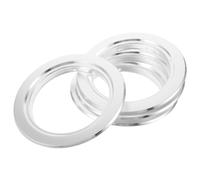 UTHCLO Kit de 4 Anneaux D’entrée Anti-Morsure en Alliage D’Aluminium 105 Mm pour Nichoirs Perroquets, Accessoire Solide pour Cage à Oiseaux, Reproduction et Protection des Oiseaux