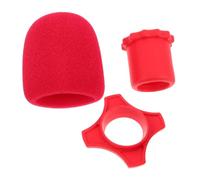 UTHCLO Kit de Protection Microphone Main avec Bonnet Mousse Vent Anneau Silicone Roulement et Manchon de Base Accessoires Micro Stables pour Performances et Enregistrements