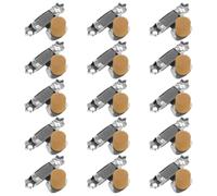 UTHCLO Kit de Réparation Hulusi en Métal Argenté 15 Pièces Bouchons de Flûte Multifonctionnels pour Amélioration Sonore et Entretien D'instrument Hulusi