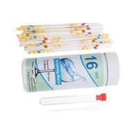 UTHCLO Kit de Test d'Eau Potable Multifonctionnel 50 Bandes Pipette et Tube Test de L'Eau pour Piscine Spa Aquarium et Adoucisseur Équipement D’Échantillonnage Domestique