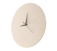 UTHCLO Kit Horloge Murale DIY 2 Pièces - Cadran Rond Bois 30 CM Vierge Aiguilles et Mécanisme - Kit Horloge Analogique Personnalisable Cuisine Salon et Bureau