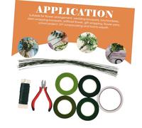 UTHCLO Kit Outils Floraux DIY pour Art Floral Rubans Flexibles pour Fleuristes à Domicile Accessoires Pratiques pour Créations et Artisanat