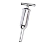 UTHCLO Kit Remplisseur Saucisse Acier Inoxydable Grand Format Tube de Remplissage Manuel pour Viande Maison et Facile à Nettoyer