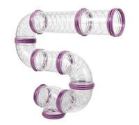 UTHCLO Kit Tunnel pour Hamster DIY Tube Robuste Accessoire de Cage Extensible et Facile à Installer Jeu Exploration et Exercice pour Rongeurs Compatible Multiples Cages Modèle