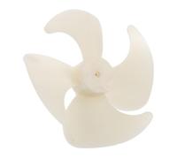 UTHCLO Lame de Ventilateur de Réfrigérateur en Plastique Beige à 4 Pales, Pièce de Remplacement, pour Condenseur, Cuisine et Maison