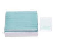UTHCLO Lames de Microscope en Verre Transparent 7101 et Lamelles Couvre-objets 22x22 Mm pour Laboratoire, Observation Biologique, Médicale et Botanique Précise