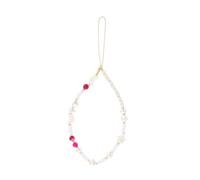 UTHCLO Lanière de Téléphone Perles Naturelles avec Étoiles et Lune Corde de Poignet Anti-perte Légère et Décorative Compatible avec Étuis Mobiles