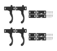 UTHCLO Loquet de Remplacement pour Porte Moustiquaire de Camping-Car 4 Pièces Poignée Verrouillage Robuste Résistant aux Intempéries Mécanisme de Fermeture Sécurisé pour Caravane et