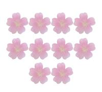 UTHCLO Lot de 10 Blocs-notes Adhésifs Décoratifs à Motif Floral Réaliste de Fleurs de Cerisier, Papier Qualité Écriture Fluide, Format 8 Cm, Notes Autocollantes pour Bureau et
