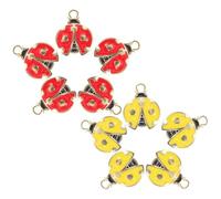 UTHCLO Lot de 10 Breloques en Alliage Bêtes à Bon Multicolores, Petits Charms pour Fabrication de Bijoux Diy, Breloques pour Bracelets et Colliers, Accessoires pour Loisirs Créatifs