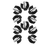 UTHCLO Lot de 10 Clips de Fixation C pour Cannes et Béquilles 22 MM Accessoires Antidérapants en Plastique Noir Goupilles de Rechange Robustes pour Déambulateurs et Barres D’Appui