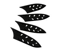 UTHCLO Lot de 10 Housses de Protection pour Couteaux en Plastique Noir Antidérapant, Adaptées aux Cutters en Céramique, pour Ranger un Tiroir ou Paquet de Chef