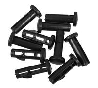 UTHCLO Lot de 10 Loquets en Plastique 15mm pour Couvercle de Poubelle à Roulettes 240l, Goupilles de Charnière Universelles pour Poubelle Extérieure, Accessoires de Verrouillage