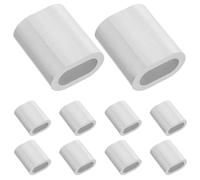 UTHCLO Lot de 10 Sets de Clips Câbles en Acier de 12 Mm, Pinces à Corde Réutilisables, Fixation à Tension de Fil pour Usage Industriel et Extérieur, Clips Métalliques Robustes