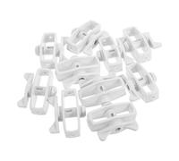 UTHCLO Lot de 10 Tendeurs de Fil de Clôture Électrique en Abs Blanc, Isolateurs Résistants aux Intempéries pour Ferme et Jardin, Outil de Tension Fiable pour Fil de Clôture