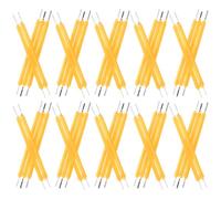 UTHCLO Lot de 100 Filaments LED à Lumière Jaune 3v 38mm 120ma 2700k pour Ampoules, Éclairage et Clair, Accessoire pour Réparation D'ampoules à Filament