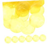 UTHCLO Lot de 100 Tranches de Coquillages Ronds Naturels pour Artisanat DIY Décoration de Bijoux Ornements Suspendus Pendentifs Plats 5Cm pour Noël et Événements Festifs