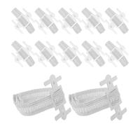 UTHCLO Lot de 12 Bracelets Ornement Élastiques à Fleurs en Aluminium, Ajustables et Légers, pour Mariages, Demoiselles D'honneur et Créations Diy, Accessoires Polyvalents pour