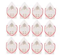 UTHCLO Lot De 15 Boîtes De Bonbons En Papier Blanches De Maison Découpée, Boîte Présent Festive, Emballage Pour Petites Douceurs, Fête, Anniversaire, Décorations Polyvalentes