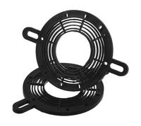 UTHCLO Lot de 2 Bagues D'espacement Noires en Plastique 14 X 9,7 Cm pour Haut-parleurs Automobiles, Adaptateur D'entretoise pour Montage Audio, Anneaux de Rehausseur Compatibles