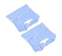 UTHCLO Lot de 2 Bavoirs pour Personnes Âgées Réutilisables avec Poche, Protection Anti-éclaboussures, en Tissu Lavable, Unisexe, pour Manger et Soins Quotidiens, Adaptés aux Adultes