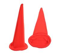 UTHCLO Lot de 2 Bonnets de Gnome Rouges en Polyester Léger Élastiques et Confortables Accessoires de Costumes D’Halloween pour Femmes et Garçon et Filles pour Cosplay Fêtes et Photos