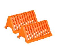 UTHCLO Lot de 2 Étagères Coulissantes pour Lames de Verre de Laboratoire, Supports D'égouttage Compacts en Verre, Porte-plaques pour Électrophorèse, Rangement Pratique et Solide